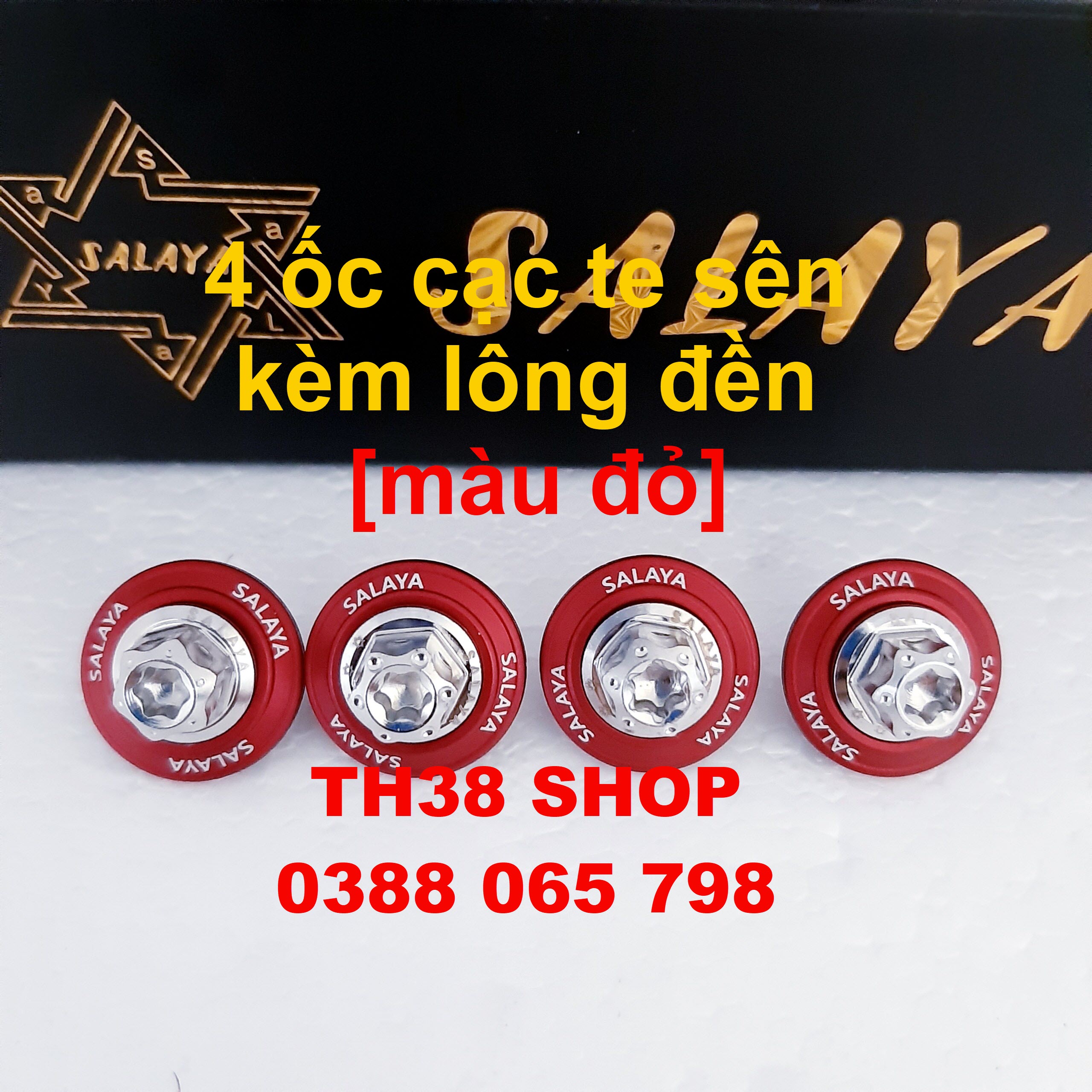 ốc cạc te sên kèm lông đền salaya