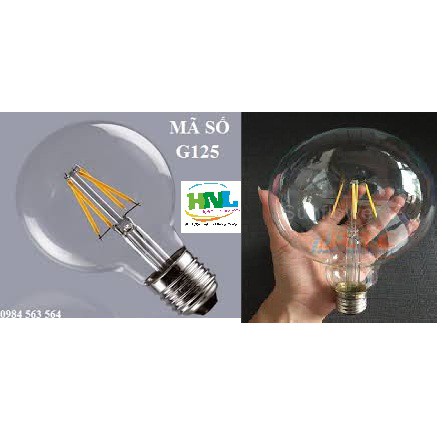 BÓNG LED EDISON 4W G125