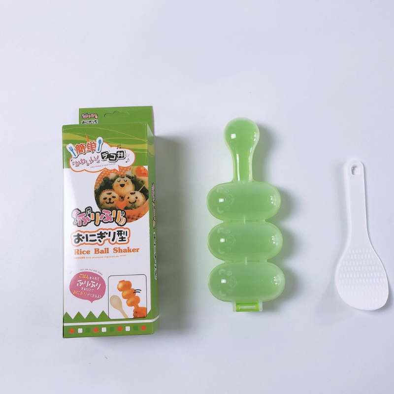 Telescopic baby rice ball shaker set with rice ball spoon