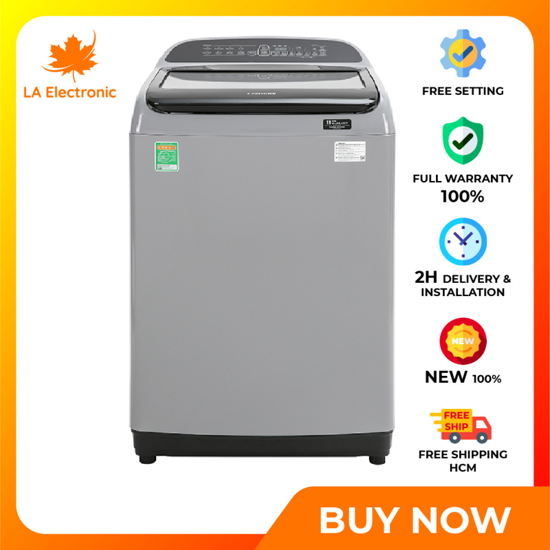 Trả Góp 0% - Máy giặt Samsung Inverter 8.5 kg WA85T5160BY/SV - Miễn phí vận chuyển HCM chính hãng