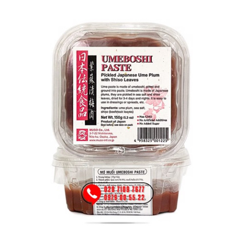 Mơ Muối Nhật Bản - Umeboshi Paste - Hộp (150gram)