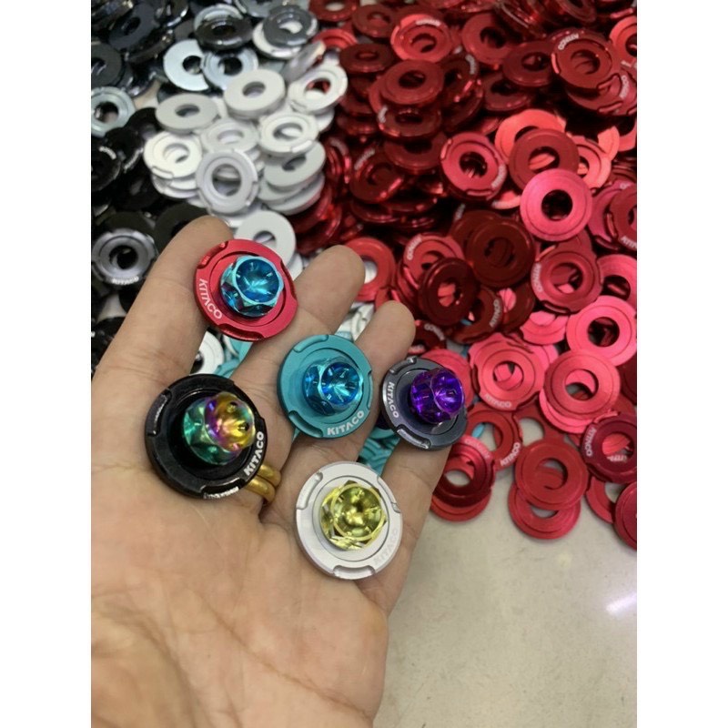 ( 10pcs ) Lông đền nhôm Kitaco 6ly 8ly 10ly