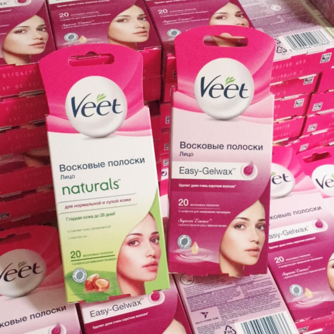 miếng dán tẩy lông vùng mặt Veet Essential Inspirations - Đức