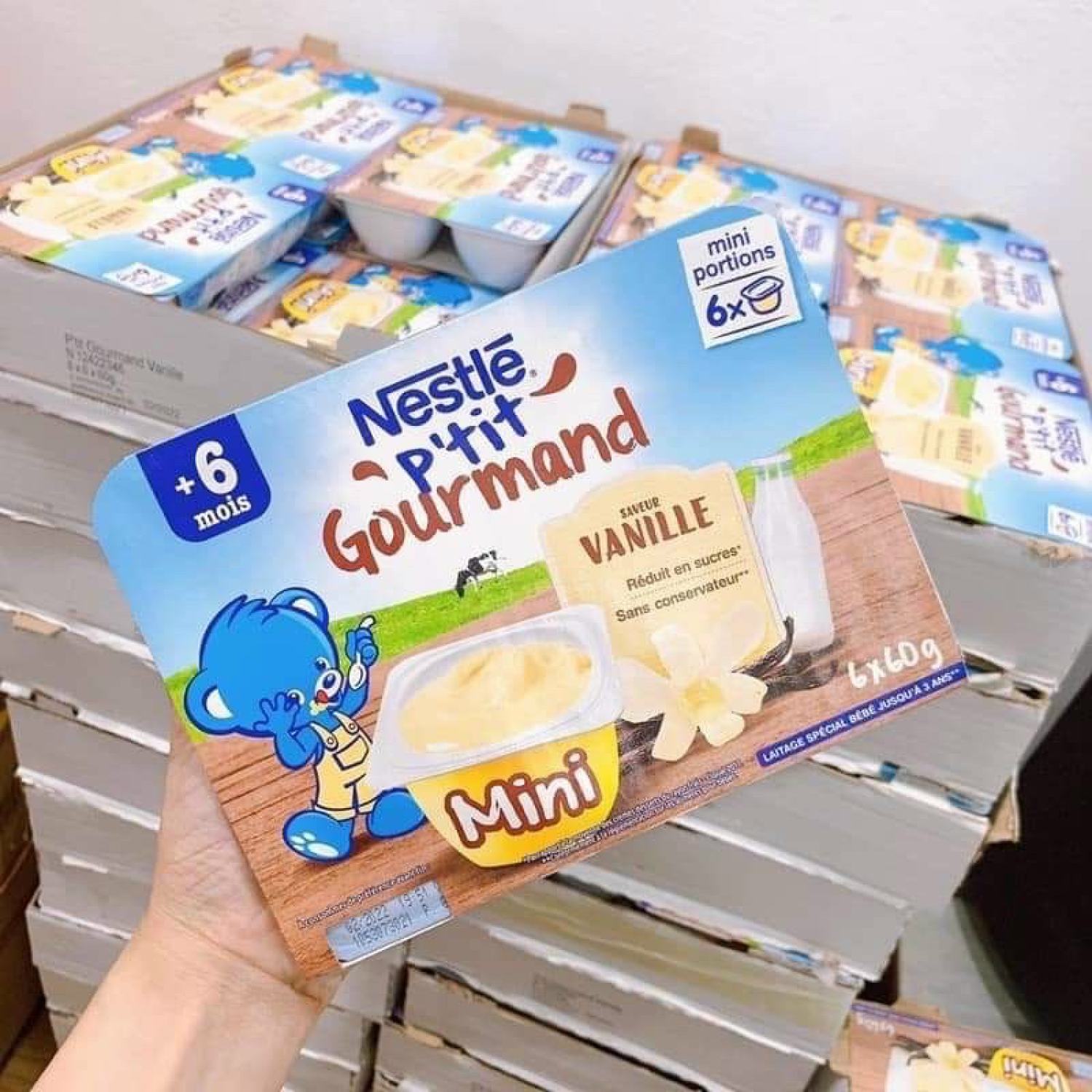[Date 11/2023]Váng sữa Nestle Pháp Vị Vani Cho Bé 6M+