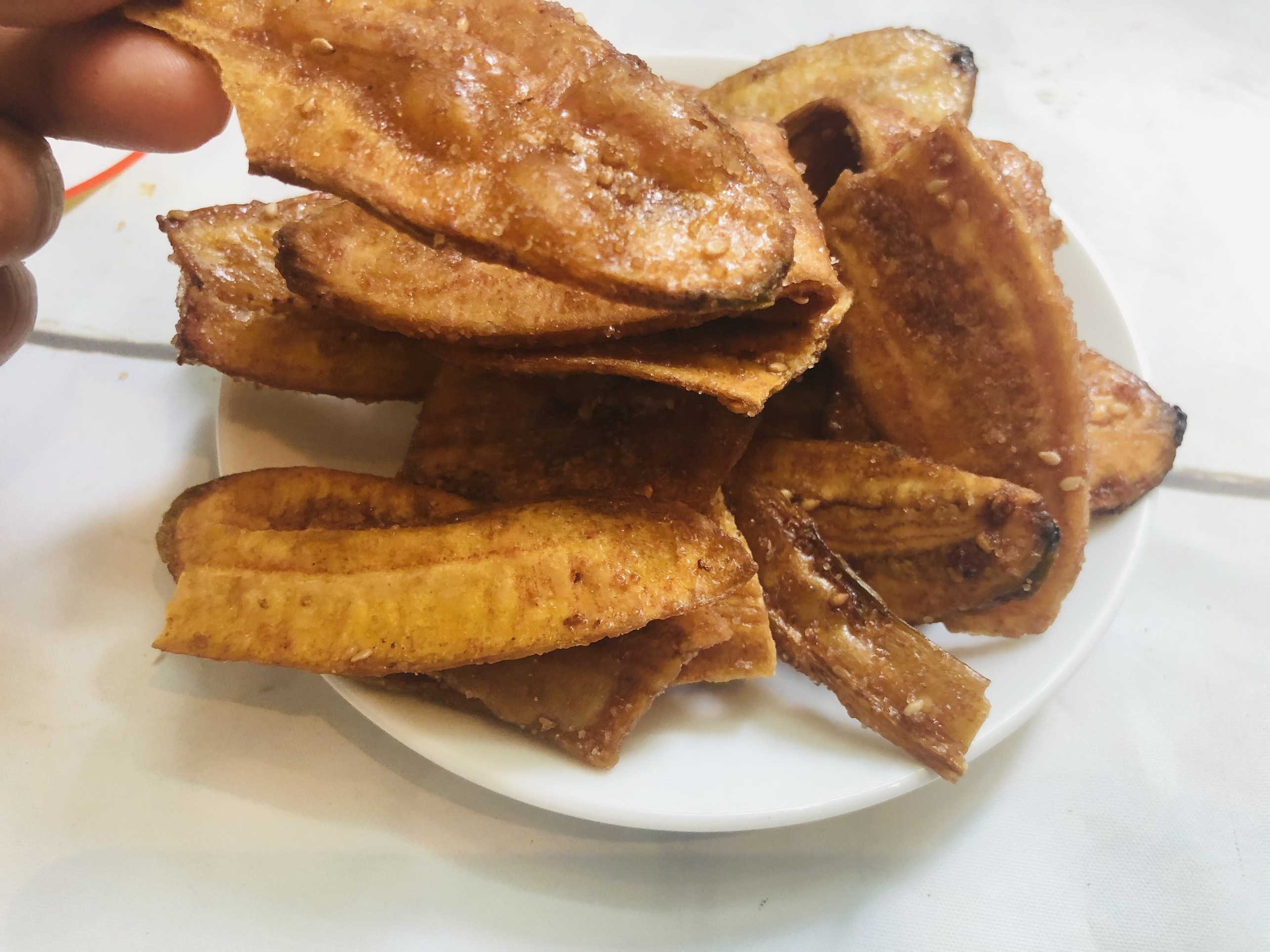 500g chuối sấy mè gừng thơm ngon