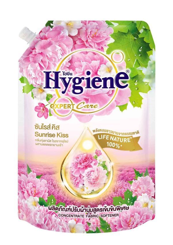 [HCM] NƯỚC XẢ VẢI ĐẬM ĐẶC HYGIENE 1300ML [MÀU HỒNG NHẠT] Thái Lan