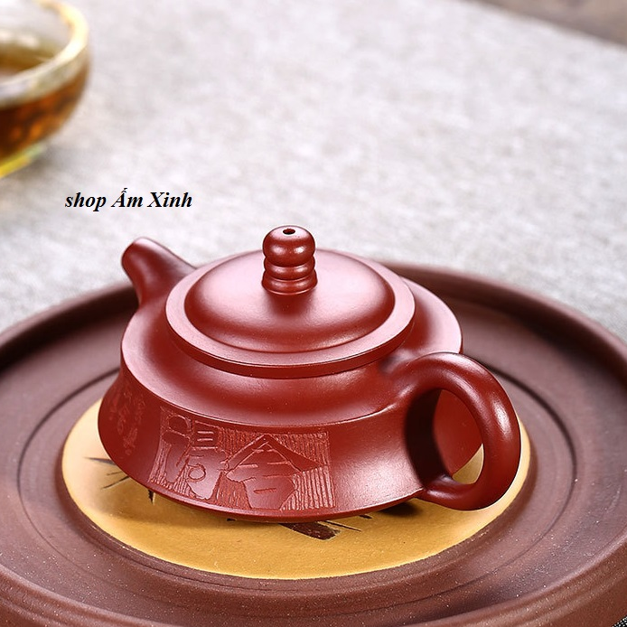 Ấm Tử Sa Nghi Hưng Trâu Bàn 120 ml