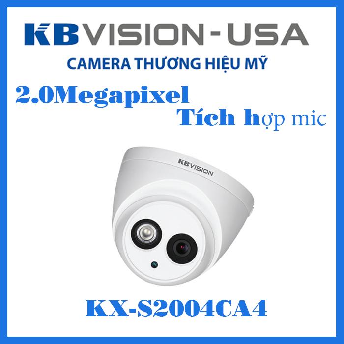 Camera Dome hồng ngoại 2.0 Mp KBVISION KX-S2004CA4