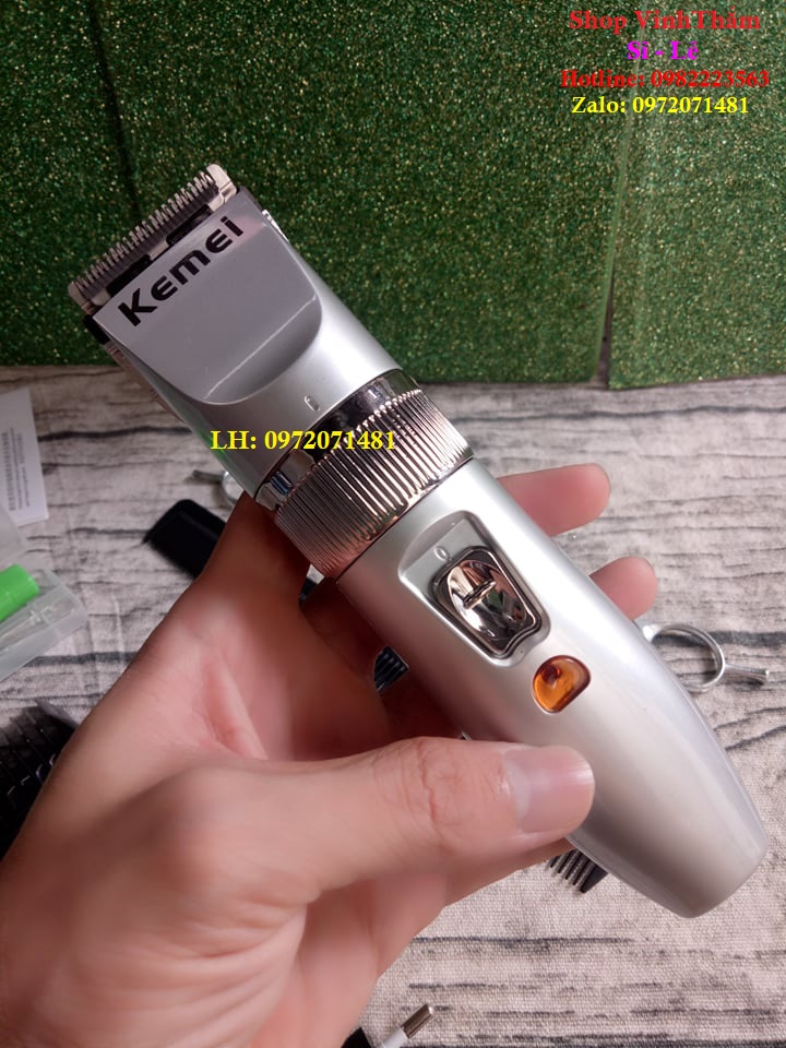 tông đơ cắt tóc Kemei KM27c[ TĂNG BỘ KÉO + LƯỢC CAO CẤP + DỤNG CỤ LẤY RÁY TAI]