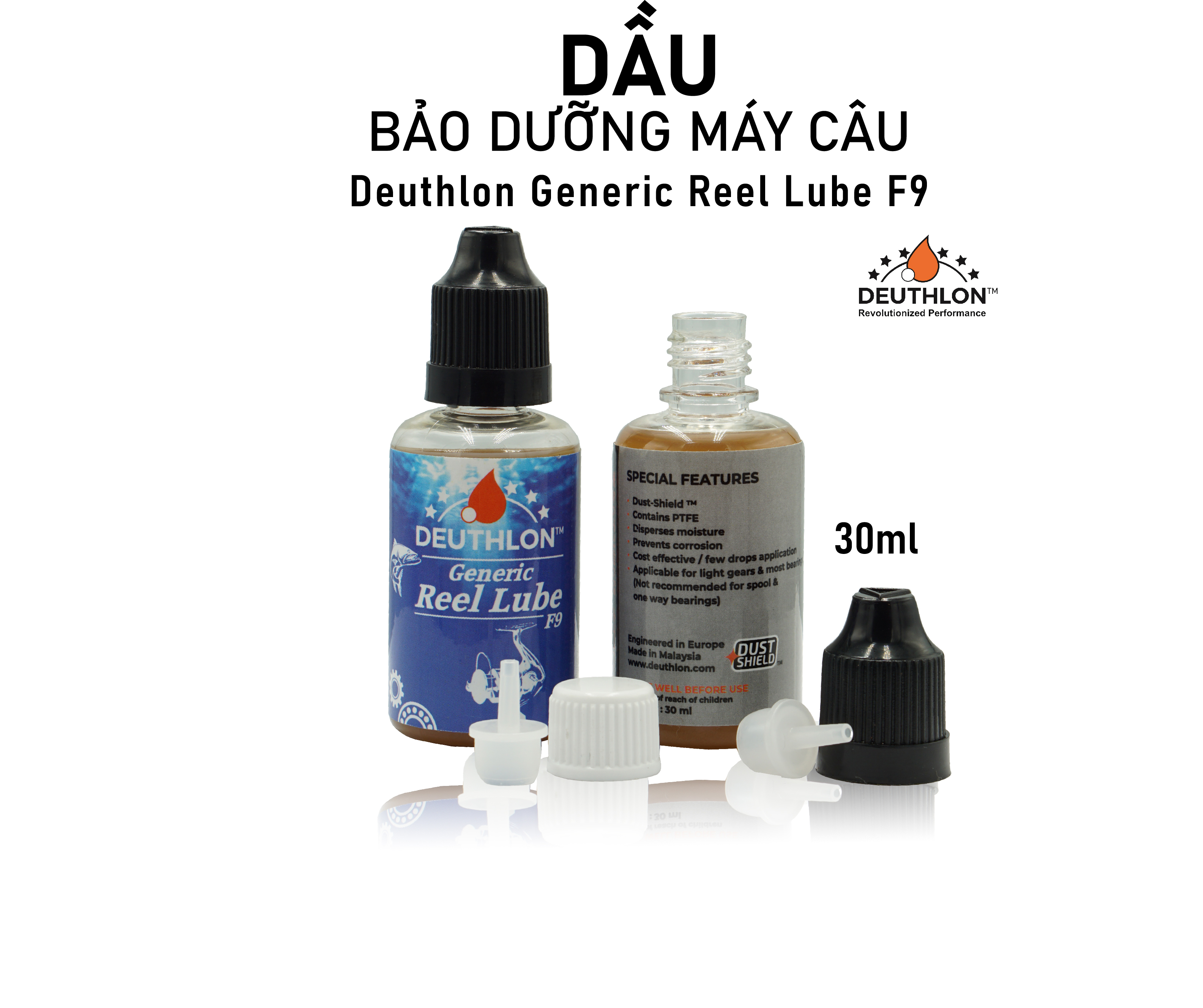 DẦU MỠ BẢO TRÌ MÁY CÂU CÁ DEUTHLON / DẦU GENERIC REEL F9