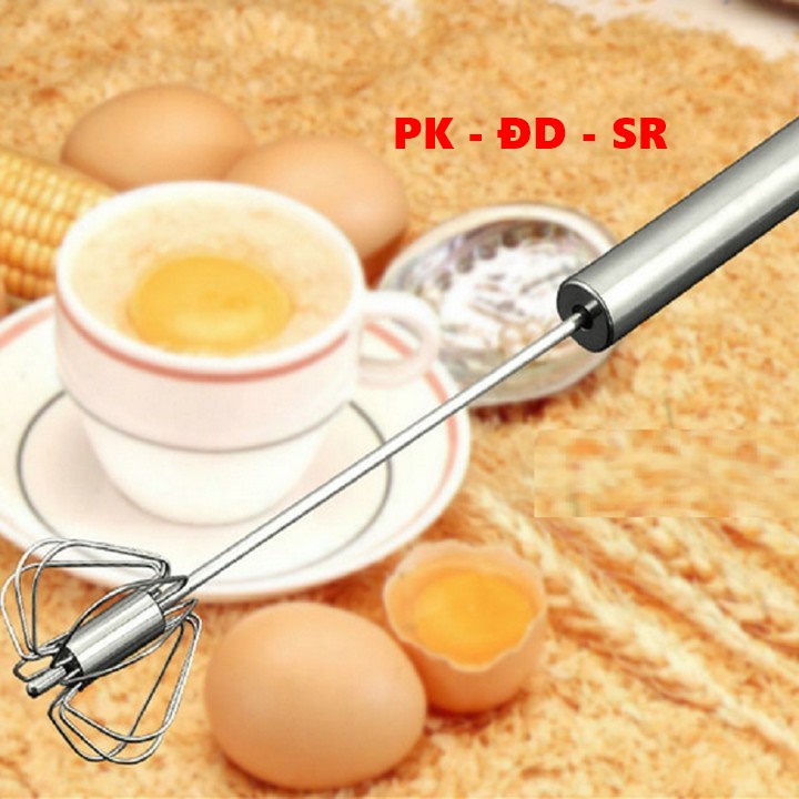 Cây Đánh Trứng, Đánh Bọt Cafe Chất Liệu Inox - Siêu Rẻ