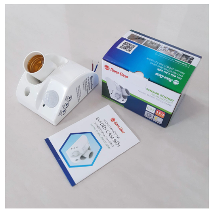 Đui đèn cảm biến Rạng Đông ĐCB01.PIR E27/300W