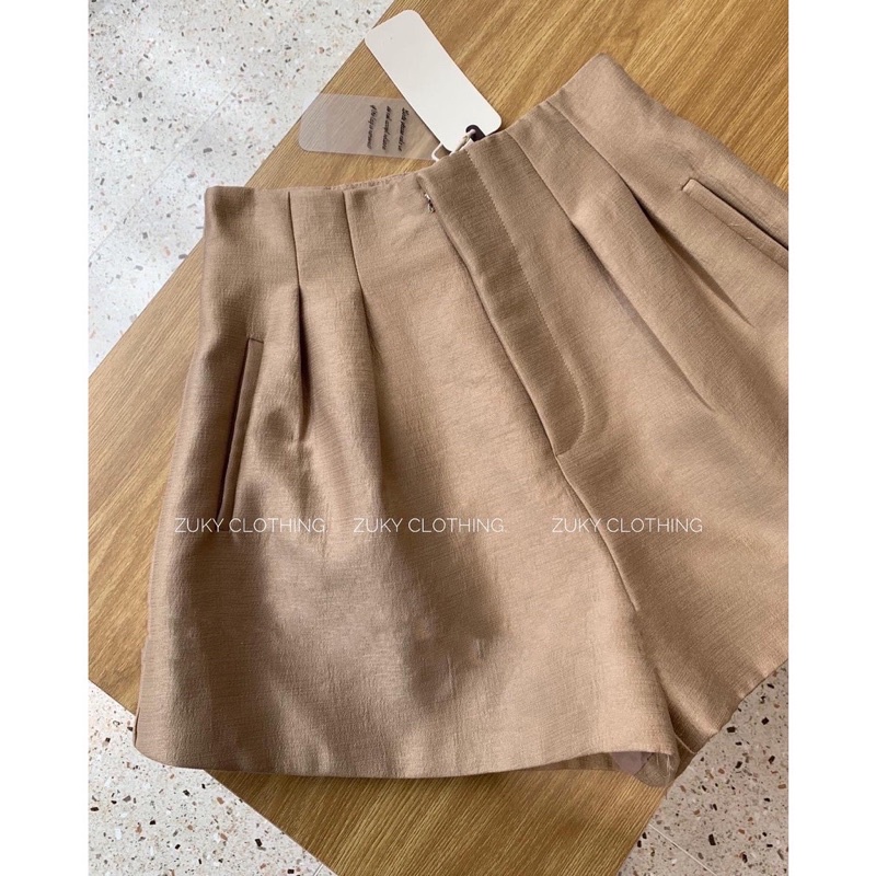 Set áo croptop + quần short tafta (bán tách set)