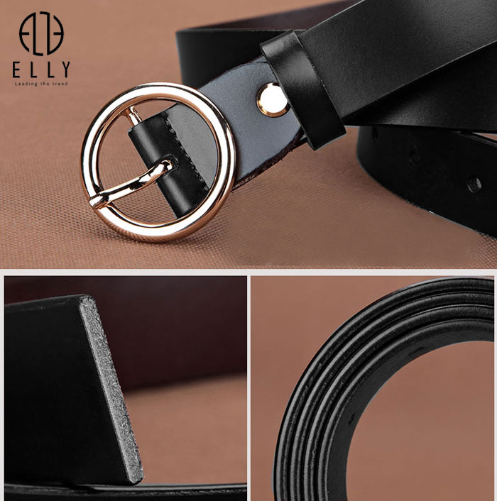 Dây lưng nữ cao cấp da thật ELLY – ED19