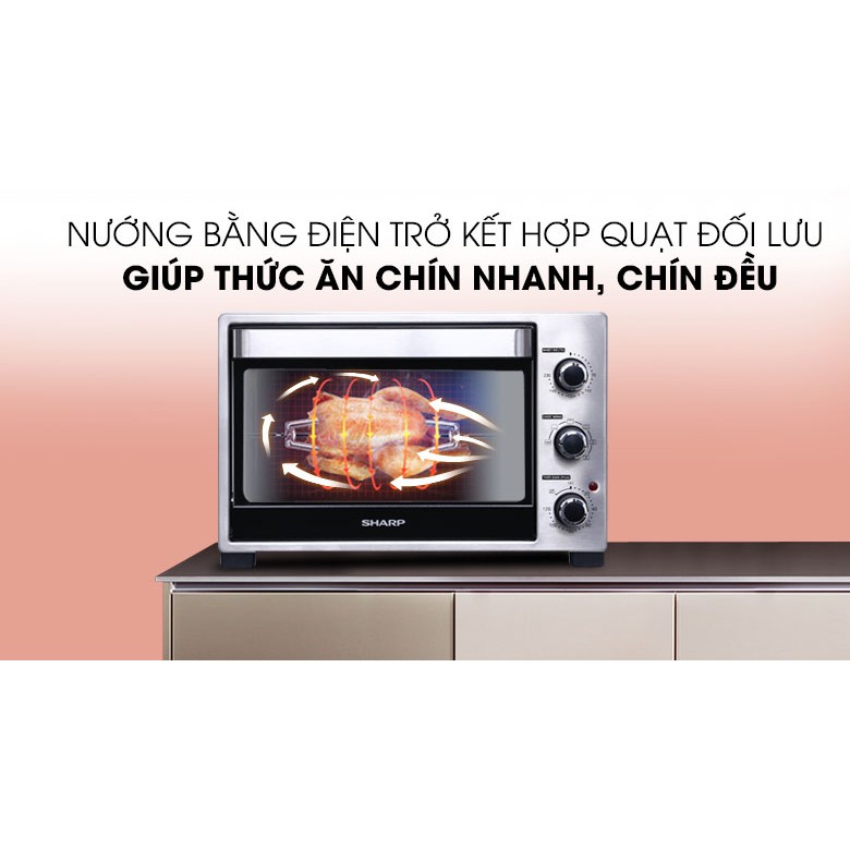 Lò nướng Sharp EO-A323RCSV-ST 32 lít - chính hãng