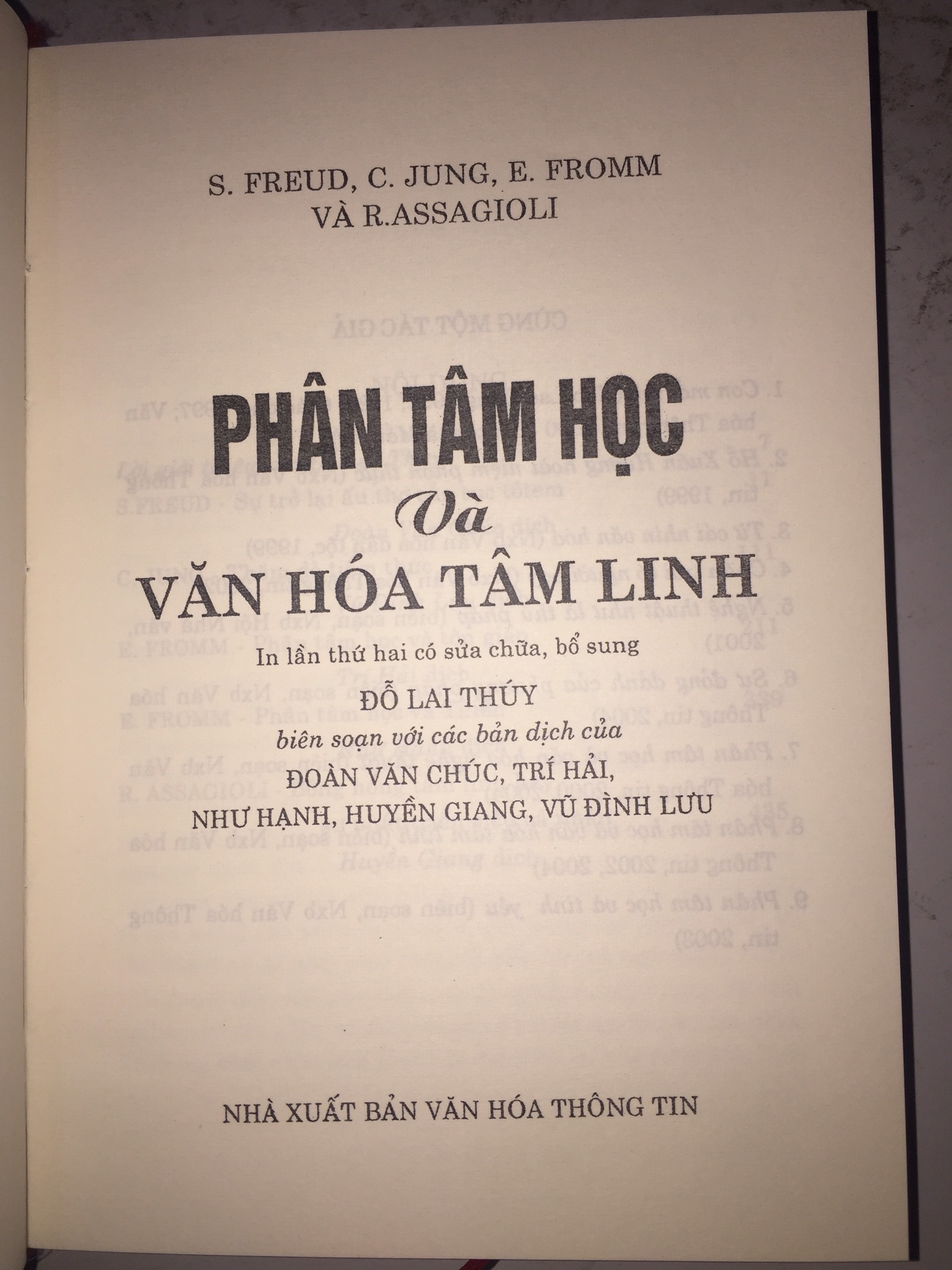 Sách Phân Tâm Học Và Văn Hóa Tâm Linh