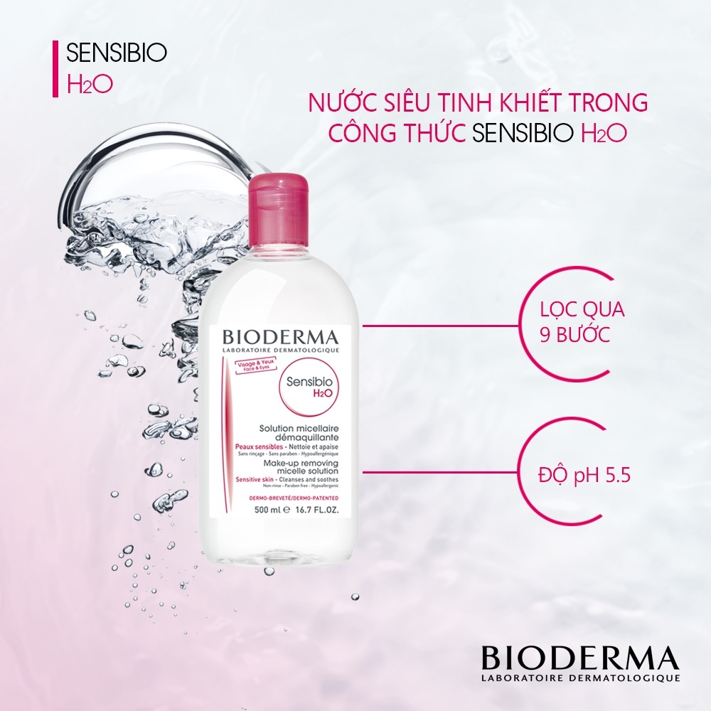 NƯỚC TẨY TRANG BIODERMA 100ml - 500ml