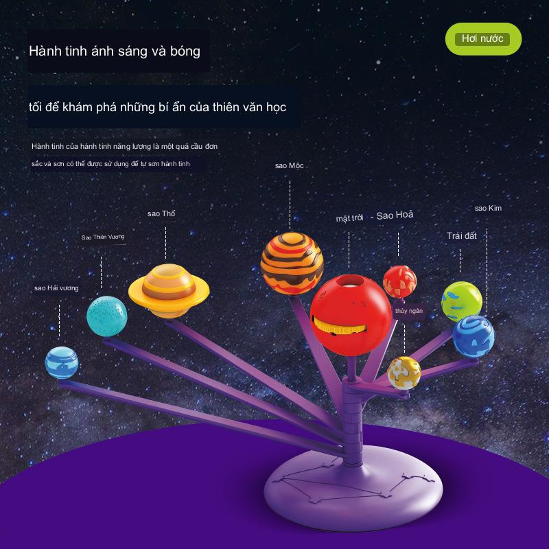 Bộ đồ chơi lắp ráp mô hình Hệ mặt trời - Solar System Planetarium