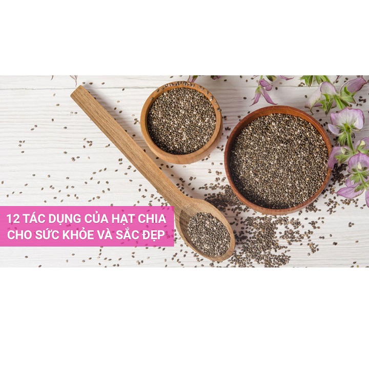 500G HẠT CHIA ĐEN ORGANIC BÒ ĐỘI NÓN