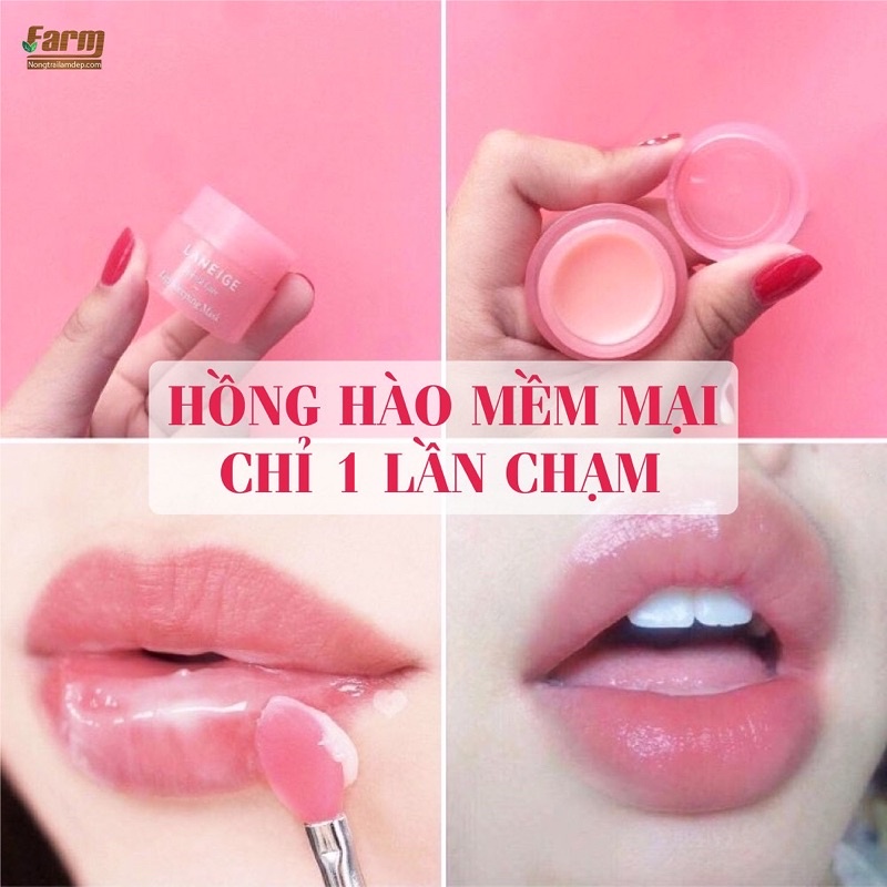 Mặt nạ ủ môi chống thâm khô môi hũ mini