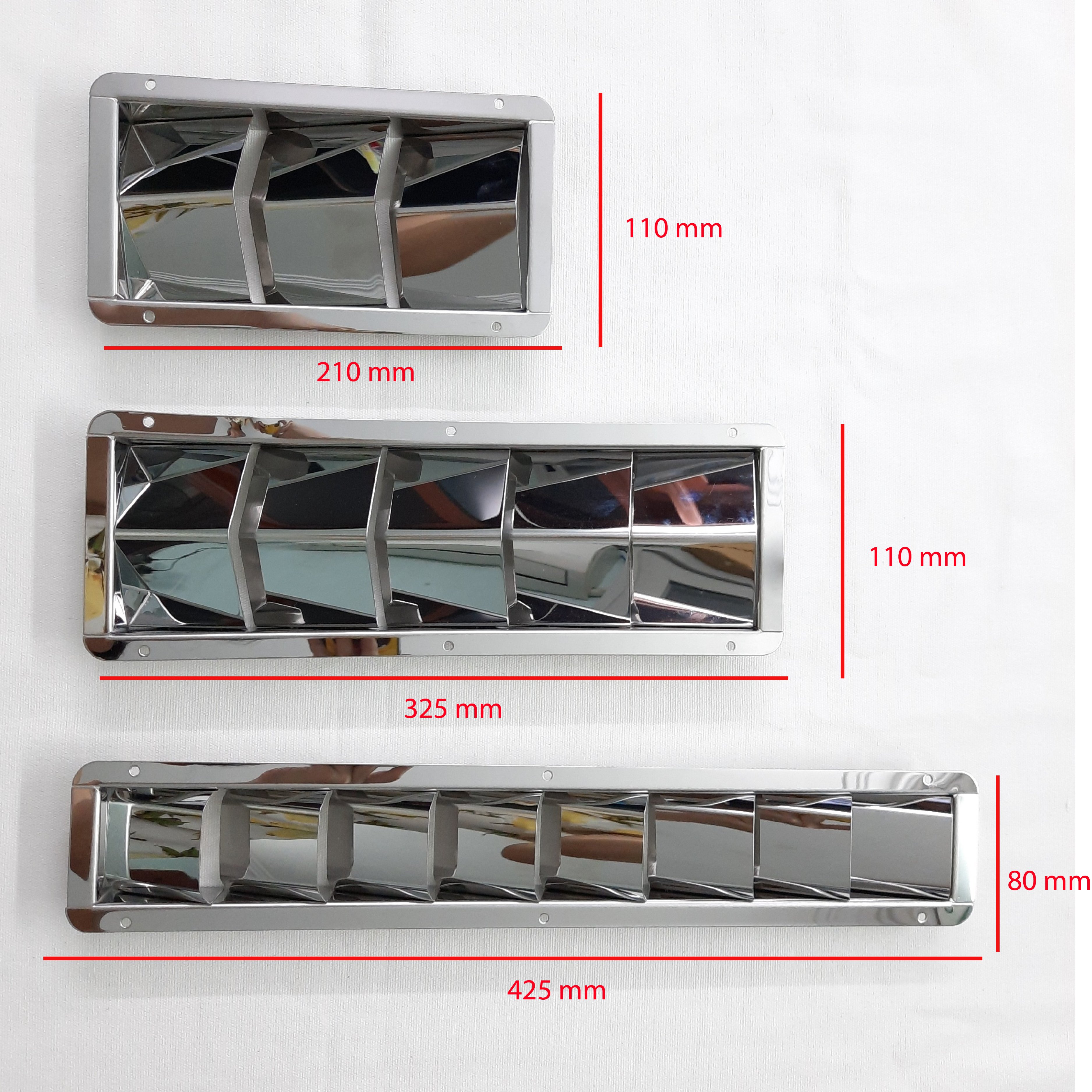 [HCM]Cửa chớp thông gió Cano 80mm-425mm
