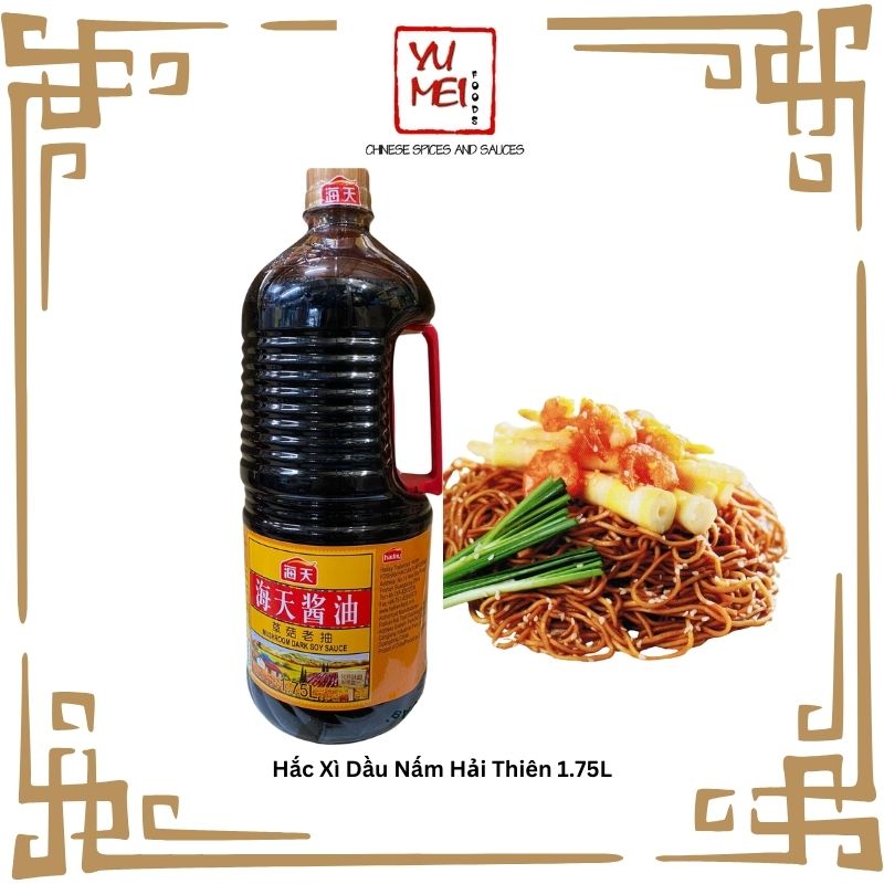 [BÌNH LỚN] Hắc Xì Dầu Nấm Hải Thiên 1.75L