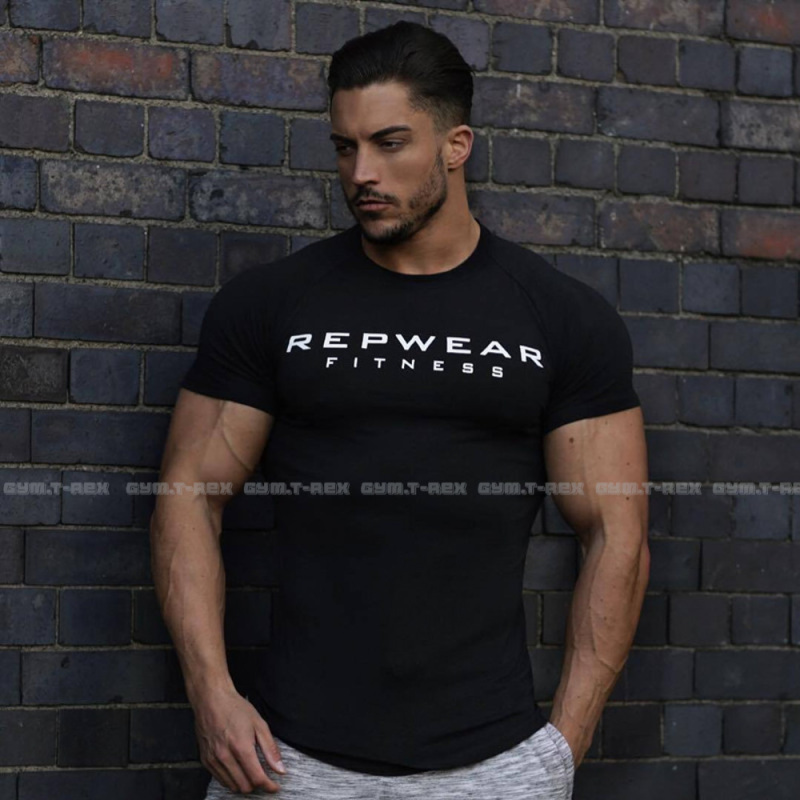 [YP]Áo gym nam cộc tay T-Rex Sport SP143 - Áo tập gym nam ôm body (Men T-Shirt, áo gym shark, áo gym body, quần áo tập gym nam, áo thun nam tập gym)