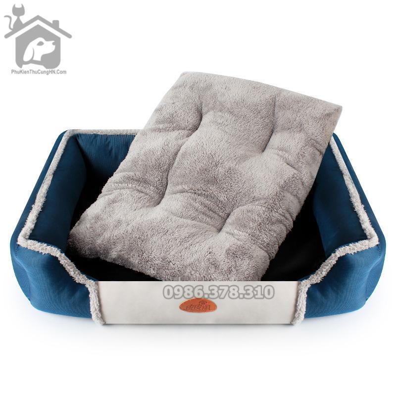 Đệm bông 2 lớp có thể tháo rời, dễ vệ sinh dành cho chó mèo - Đệm taotaopet
