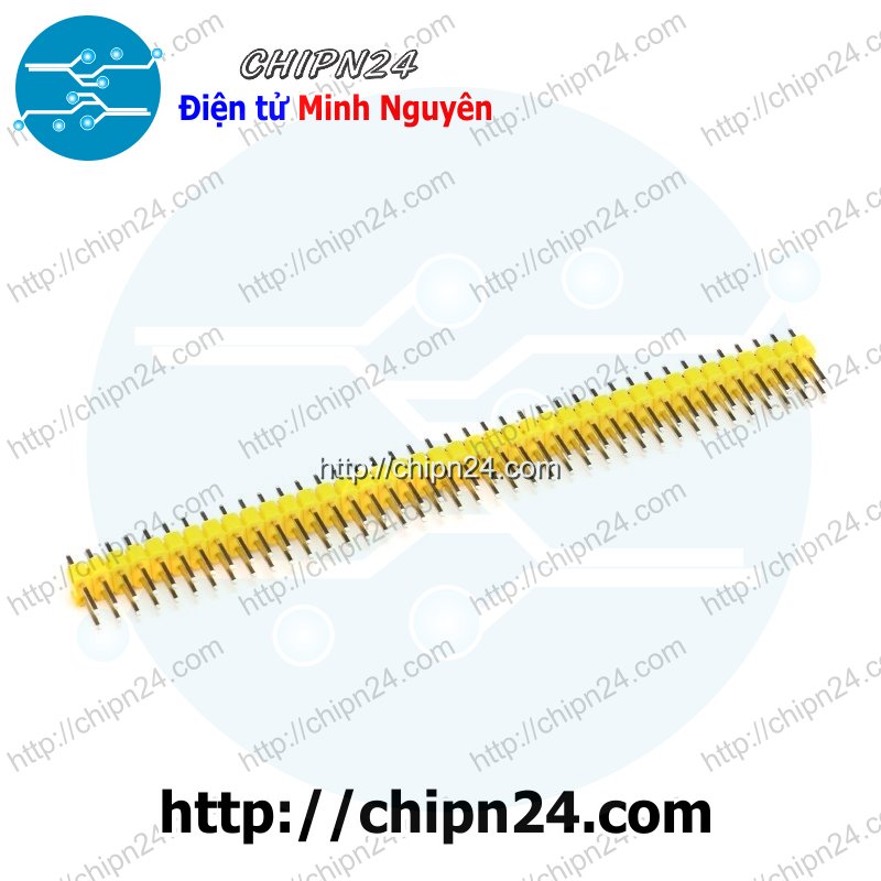Header hàng rào đực đôi thẳng 2x40p -