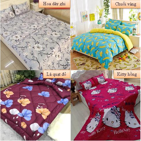 Ga bọc đệm cotton poly hàn đủ kích thước