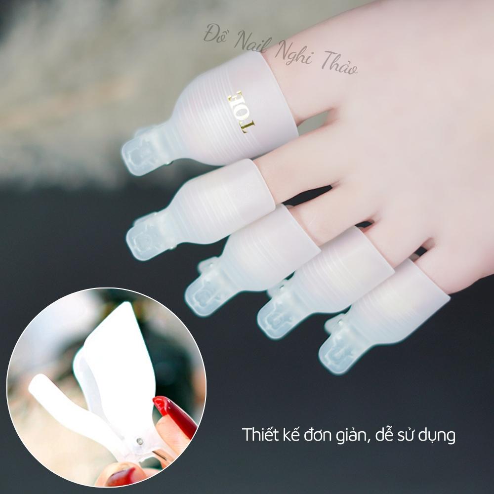 Kẹp ủ phá gel móng chân Nghi Thảo set 5 chiếc