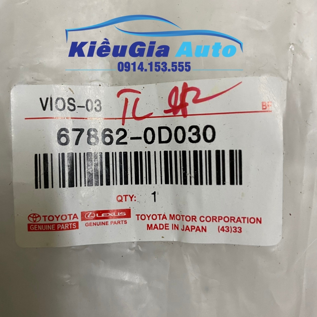 Gioăng cánh cửa Toyota Vios