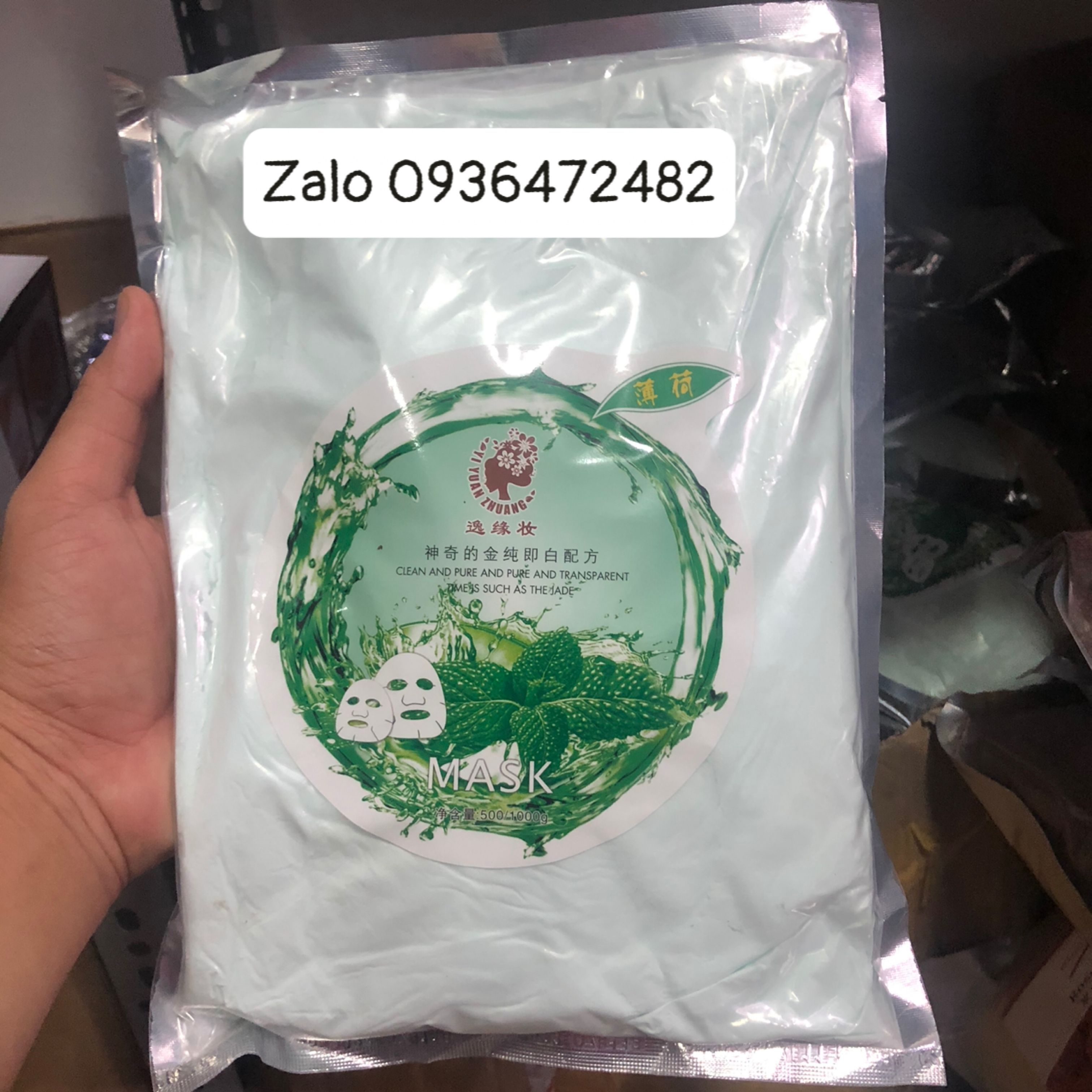[HCM]Bột Mặt Nạ Dẻo Bạc Hà Cao Cấp