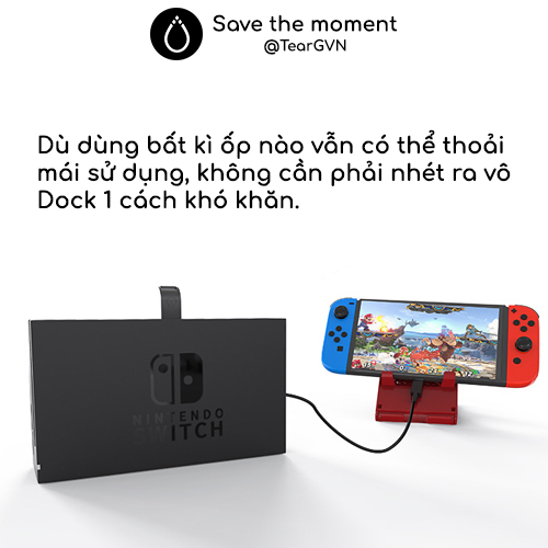 Cáp nối dài Type-C AOLION từ Dock đến máy cho Nintendo Switch Oled / Switch v1,2