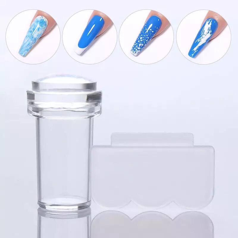 Con dấu in móng tay silicon in họa tiết nail