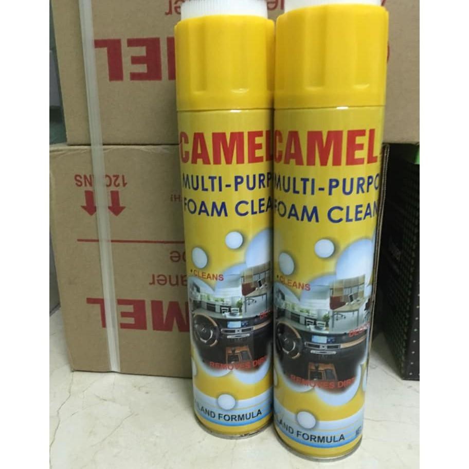 Chai xịt tẩy nội thất ô tô- văn phòng CAMEL(Combo 5 chai)