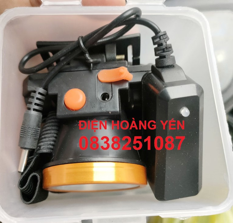 đèn pin led sạc đội đầu nđ 003 choá 5cm