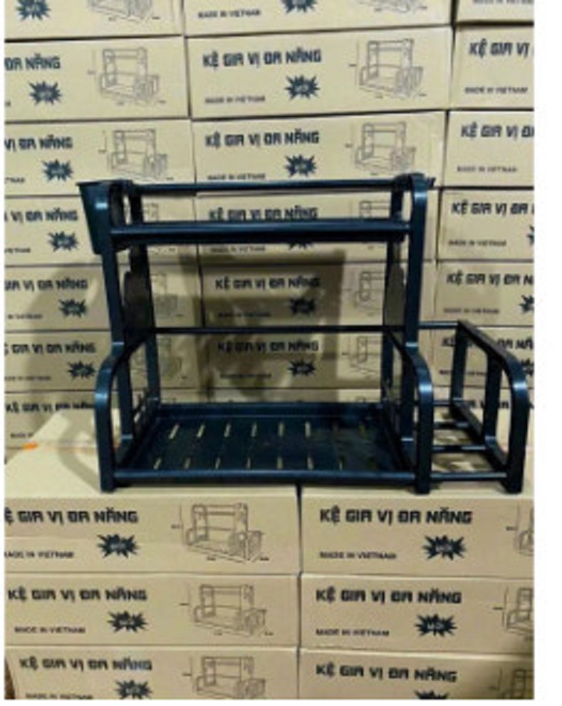 Kệ gia vị đa năng 2 tầng - Kệ để đồ nhà bếp 2 tầng đa năng