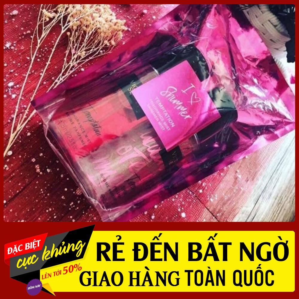 Nước Hoa Nữ Xịt Thơm Toàn Thân Victoria, Victoria's.Secret Body Mist Hương Dịu Nhẹ Lôi Cuốn Combo 2 Chai Siêu Dễ Thương - Giá Siêu Rẻ