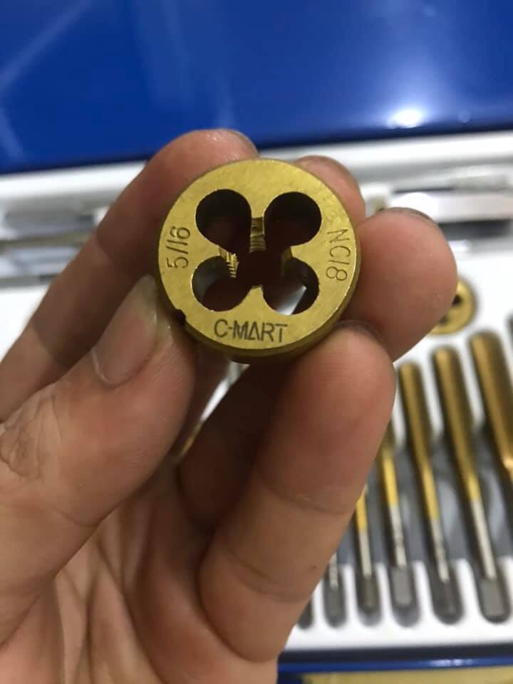 Bộ taro 40 chi tiết C-Mart (mũi taro + bàn taro ren)