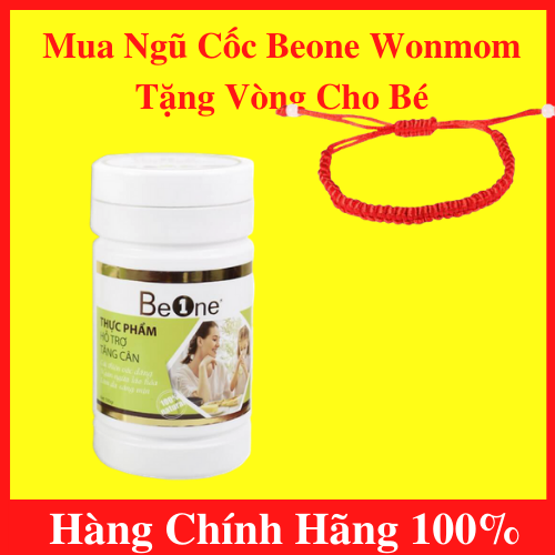 [HCM]Ngũ Cốc Dinh Dưỡng Beone Ngũ Cốc Tăng Cân Dinh Dưỡng Beone - Tăng Cân Lợi Sữa Cho Mẹ & Bé Tặng Kèm Vòng Phong Thủy Chỉ Đỏ Cho Bé - AN002