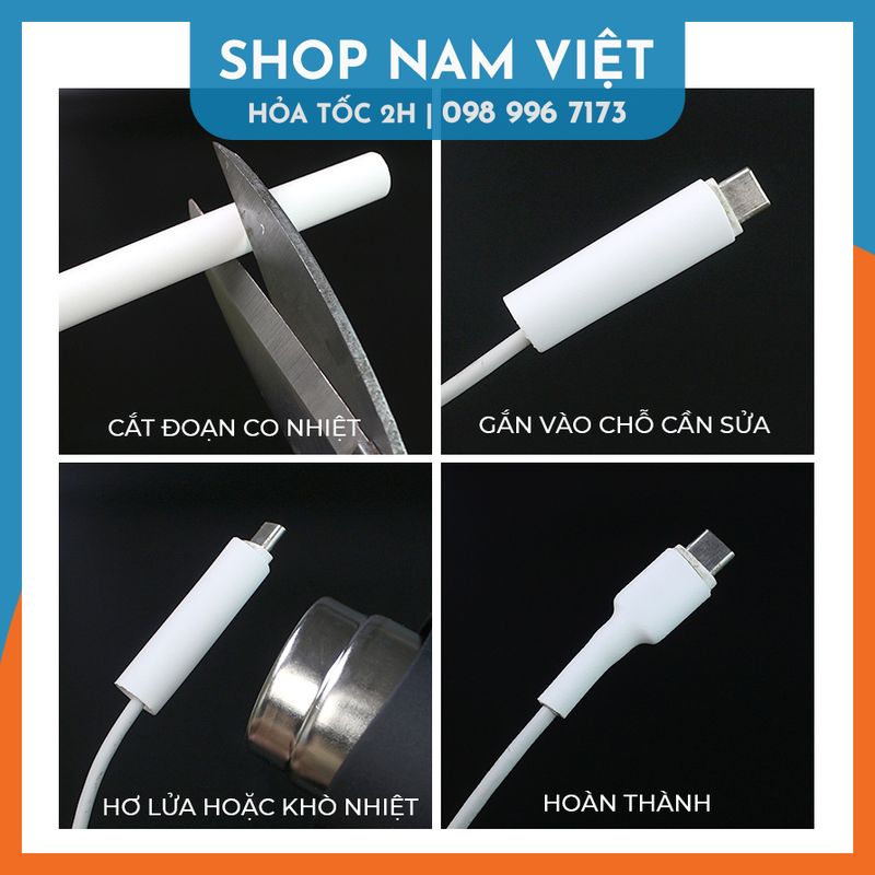 1m Ống Co Nhiệt, Ống Gen Bọc Dây Điện
