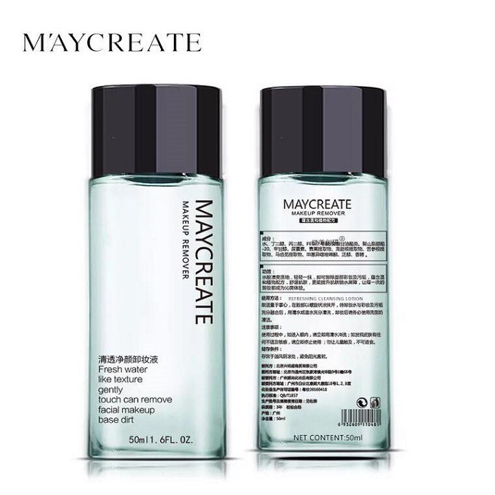 Nước tẩy trang maycreate 50ml tido , ti do