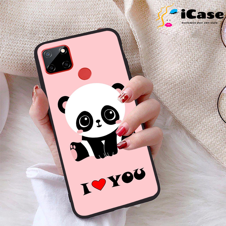 Ốp lưng realme c12 viền dẻo tpu bst panda