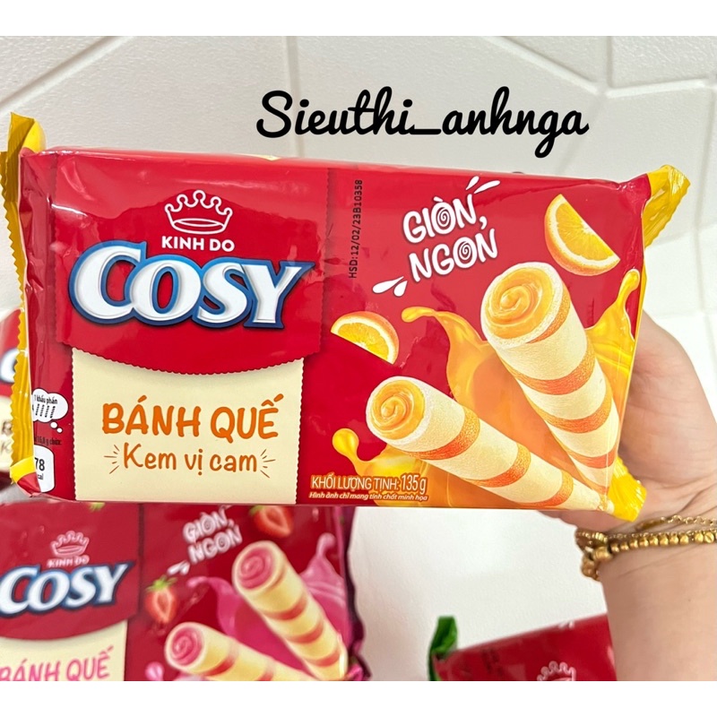 Bánh Quế Kinh Đô Cosy Đủ Vị 132g