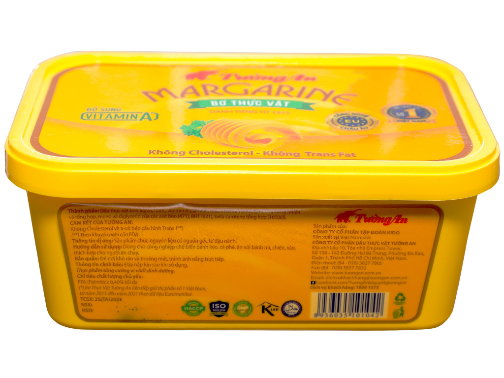BƠ THỰC VẬT TƯỜNG AN 800GR - 01042