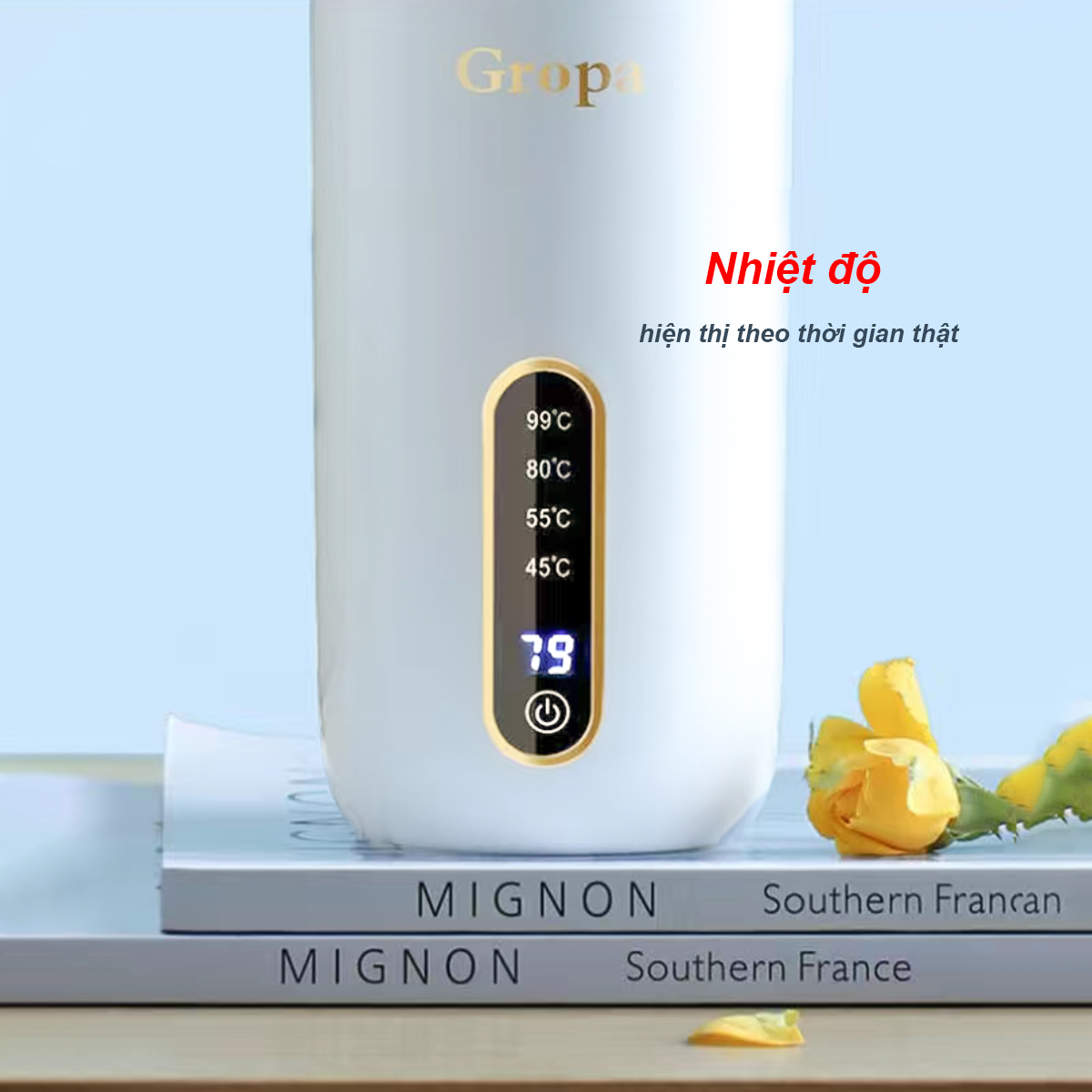 Bình đun nước siêu tốc mini du lịch đa năng tự ngắt khi sôi