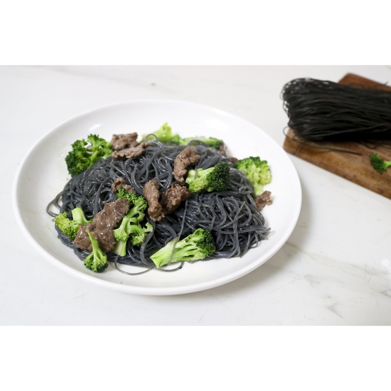 [Nguyên Minh] Bún gạo lứt mè đen (mì gạo lức đen) ăn kiêng eat clean