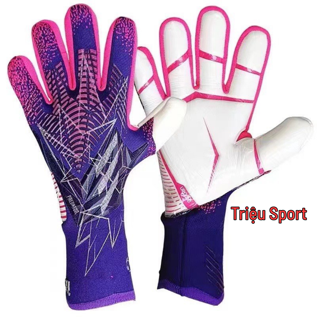 Găng Tay Thủ Môn Predator EDGE ( Xanh Hồng )
