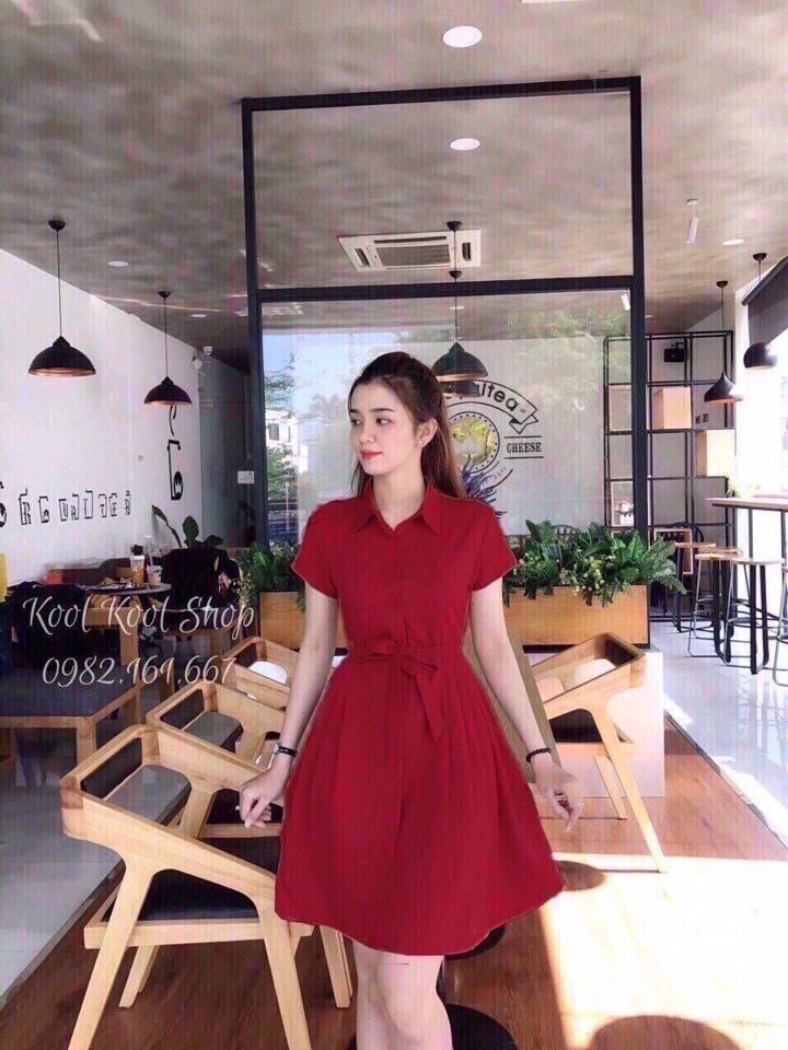 [HCM]ĐẦM SƠ MI SIÊU XINHKIỂU CÁCH TIỂU THƯ -QC39